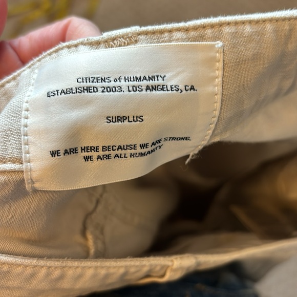 Citizens of Humanity Khaki Cargo Pants - Picture 8 of 11